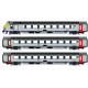 Set 1 I11, blanc, portes rouges, face jaune, châssis avec deux grilles, SNCB, DC HO