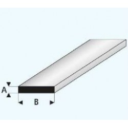 Profilé Plastique Plat / Plastic Profile Strip 1000 * 1 * 2.5 mm