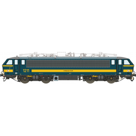 Locomotive Electrique HLE 1211, logo Magelan, SNCB DC SON H0