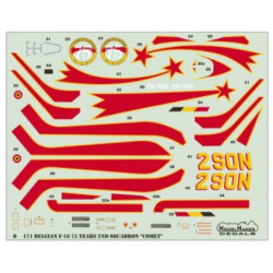 Belgian F-16 25 Years 2nd Squadron "Comet" 1/72