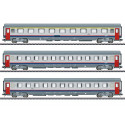 Set de 3 voitures EC 90 Vauban SNCB H0