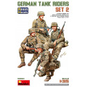 German Tank Riders Set 2. Resin Heads 1/35