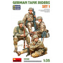 German Tank Riders Set 1. Resin Heads 1/35