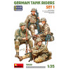 German Tank Riders Set 1. Resin Heads 1/35