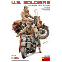 US Soldiers & WLA Motorcycles 1/35