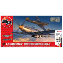 P-51D Mustang vs Bf109F-4 Dogfight Double 1/72