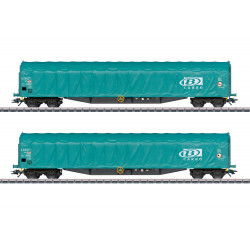 Coffret de 2 Wagons Rils SNCB H0