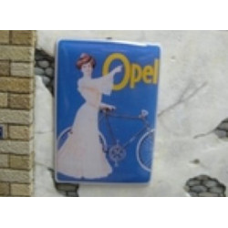 Pub Email / Real Enamel Advertising Sign, "Opel" 1-35-1-16