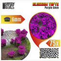 Touffes de Fleurs Pourpres / Blossom Tufts Purple Flowers 6 mm