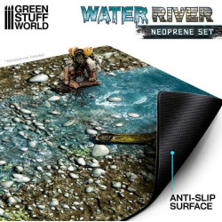 Rivière d'Eau - Set de Terrain Neoprene / Neoprene Water River Terrain Set