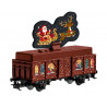 Wagon de Noël avec module sonore / Christmas Car H0