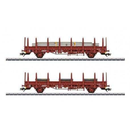 Coffret de 2 wagons à ranchers SNCB H0