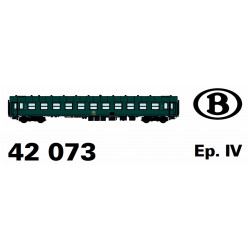 Voiture I5 Bc Y25, Vert, Numéro UIC SNCB HO