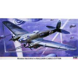 Heinkel He111H8 Luftwaffe Bomber w/Balloon Cable Cutter (Ltd Edition) 1/72