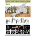 German Field Howitzer Gun Crew WWII 1/35