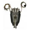 Aiguillage Triple Electrique 112.6mm 15 degrés N