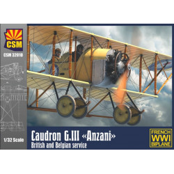 Caudron G.III Anzani British and Belgian service 1/32