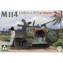 M114 Early and Late, With Interior 2IN1 1/35