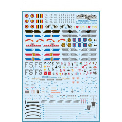 Decal F16A/B MLU 1980-90's 1/48