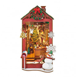 Christmas Indoor Scene Book Nook