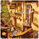 Christmas Indoor Scene Book Nook