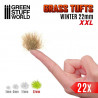 Touffes d'herbe Hiver  / Grass Tufts Winter XXL - 22mm