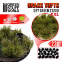 Touffes d'herbe Vert Sec / Grass Tufts Dry Green XXL - 22mm