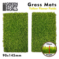 Découpe de Tapis d'Herbe Champs Secs / Grass Mat Cut Outs Dry Fields