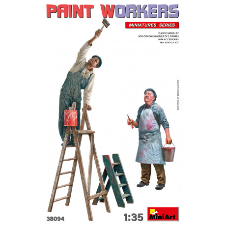 Paint Workers With Accessories 1/35