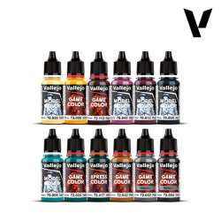 Dark Future Set by Squidmar Miniatures 12 colors & 1 figure