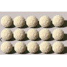 Rubber Sponge Balls White 15 pcs  Diamètre 15 mm