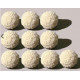 Rubber Sponge Balls White 10 pcs Diamètre 20 mm