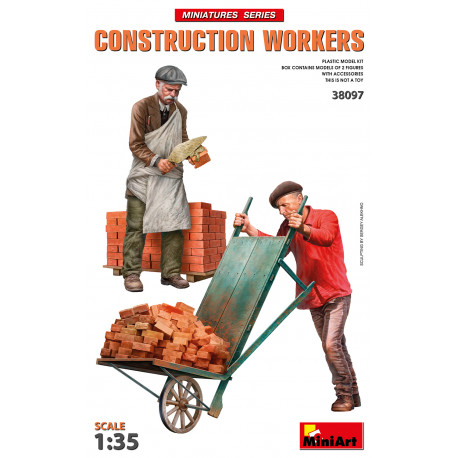 Construction Workers & Accessories 1/35