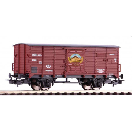 Wagon couvert Malterie du Chêteau  SNCB H0