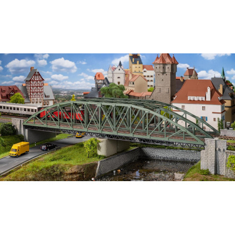 Pont en Arc 2 voies H0