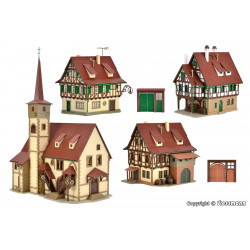 Half-timbered village N