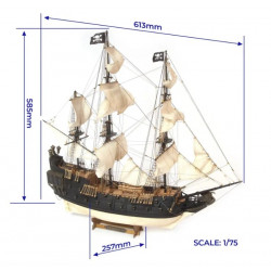 The Black Swan Pirate Ship Model