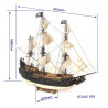 The Black Swan Pirate Ship Model