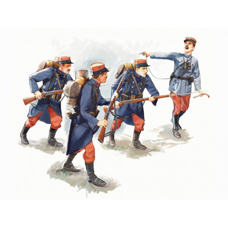 French Infantry 1914, WWI 1/35