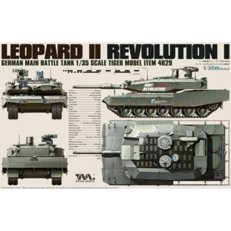 German Main Battle Tank Leopard II Revolution I 1/35