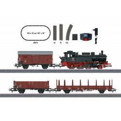 Coffret de départ Locomotive Vapeur BR 74 & Wagons marchandises, DB, AC MFX, H0