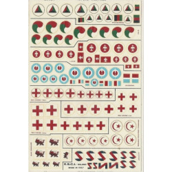 Different Nations : double envelope national insigna