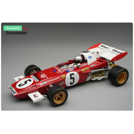 Ferrari 312B2 F1 n°4 Jacky Ickx Grand Prix de Monaco 1971 avec figurine
