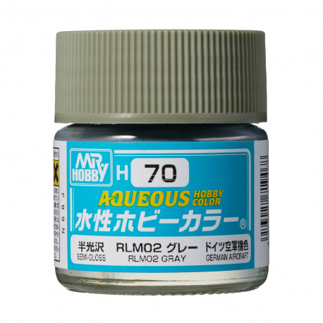 Hobby Aqueous Color Gris satiné /  Semi gloss gray RLM02