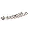 Aiguillage courbe gauche R5 / R6 / Curved turnout left BWl5/6 H0