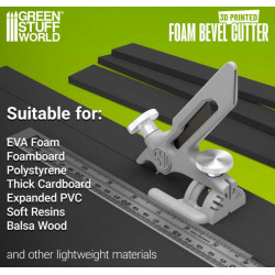 Foam bevel cutter