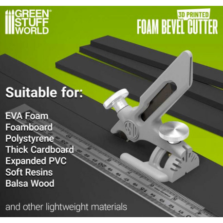 Foam bevel cutter