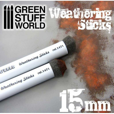 2 Weathering Sticks 15mm