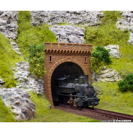 2 Entrées de tunnel  1 voie / Tunnel portal, single track, 2 pcs.