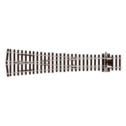 Aiguillage Symétrique Long / Y Turnout Large Radius, 12°, Code 75 Electrofrog H0